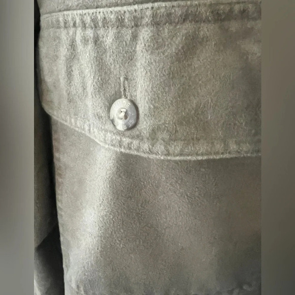 Guide Series Gender Mountain Men’s Sz L Workwear Heavy Flannel Button Down EUC - Picture 3 of 15